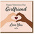 Girlfriend Valentine's Day Card - Love You Heart Hands Design, Cute Romantic Card for Her, Happy Valentine's Day Greeting