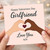 Girlfriend Valentine's Day Card - Love You Heart Hands Design, Cute Romantic Card for Her, Happy Valentine's Day Greeting