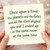 Once Upon a Time the Planets and the Fates Aligned Card - Romantic Love & Anniversary Card for Partner, Boyfriend or Girlfriend - Cute Stars Design - Blank Inside