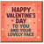 Happy Valentine’s Day To You And Your Lovely Face Card - Cute Romantic Hearts Design - Funny Love Card for Partner, Him or Her
