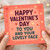 Happy Valentine’s Day To You And Your Lovely Face Card - Cute Romantic Hearts Design - Funny Love Card for Partner, Him or Her