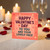 Happy Valentine’s Day To You And Your Lovely Face Card - Cute Romantic Hearts Design - Funny Love Card for Partner, Him or Her