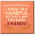 Funny Valentine’s Day Card - I Know I’m a Handful But That’s Why You Have 2 Hands - Cheeky Card for Partner, Boyfriend, Girlfriend, Husband or Wife