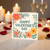 Happy Valentine's Day Card - Floral Botanical Design - Romantic Greeting for Partner, Husband, Wife, Boyfriend or Girlfriend