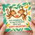 Valentine's Day Card - Cute Monkeys 'I'm Bananas About You' Pun - Hanging Monkeys with Heart and Bananas - Romantic Card for Partner, Boyfriend or Girlfriend