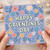 Happy Galentines Day Card - Cute Floral Friendship Card for Bestie, Fun Galentine’s Greeting for Her, Purple Flowers Design, Includes Envelope