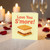 Love You S'more Pun Card - Cute S'more Biscuit & Marshmallow Illustration, Romantic Love/Anniversary Greeting Card, Blank Inside with Envelope