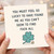 Rude Funny Anniversary Greeting Card - Lucky To Have Found Me, Adult Humour Four-Leaf Clover Love Card for Boyfriend, Girlfriend or Partner