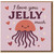 I Love You Jelly Much Card - Cute Jellyfish Pun Love/Anniversary or Valentine’s Day Card for Partner, Romantic Ocean Pun Design, Blank Inside