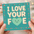 I Love Your Face Card - Cute Romantic Love/Anniversary Card with Heart Design - Funny Valentine’s Day for Boyfriend, Girlfriend, Husband, Wife or Partner