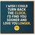 I Wish I Could Turn Back the Clock Love Card - Romantic Anniversary or Valentine's Day Card for Partner, Husband, Wife, Boyfriend or Girlfriend - Blank Inside with Envelope