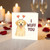 I Wuff You Dog Pun Card - Cute Golden Retriever Love Card for Valentine's Day or Anniversary, Romantic Punny for Boyfriend, Girlfriend, Husband or Wife, Blank Inside