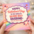 Funny Valentine’s Day Card for Husband - World’s Second Best Husband, From the First - Retro Rainbow Hearts Humour - Love Card for Him