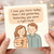 Rude Love Card - I Love You More Today Than Yesterday, Yesterday You Were a Right Knob - Funny Anniversary/Valentine’s Card for Partner, Boyfriend or Girlfriend