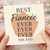 Best Fiancée Ever Ever The End - Funny Love/Anniversary Card for Fiancée, Romantic Greeting for Wife-To-Be, Engagement or Valentine’s Day
