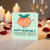 Funny Valentine’s Day Card - Happy Valentine’s Peachy Butt - Cute Peach Illustration, Cheeky Love Card for Partner, Boyfriend or Girlfriend