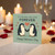 Cute Penguin Couple Valentine's Day Card - To The One I Will Love Forever - Romantic Card for Partner, Boyfriend, Girlfriend, Husband or Wife