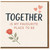 Together Is My Favourite Place To Be Greeting Card - Romantic Rose & Hearts Love/Anniversary Card for Partner, Husband or Wife - Heartfelt Couples
