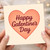 Happy Galentine's Day Card - Cute Heart Design Friendship Card for Best Friend or Bestie