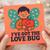 I've Got The Love Bug Card - Cute Romantic Love/Anniversary Card with Heart Character and Wings - Funny Pun for Partner, Boyfriend, Girlfriend, Husband or Wife - Blank Inside