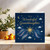 Granddaughter Birthday Card – To a Wonderful Granddaughter, Starry Night Celestial Design, 145mm x 145mm Square, Includes Kraft Envelope