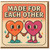 Made For Each Other Cute Hearts Card - Love & Anniversary Card for Couples - Retro Cartoon Hearts Holding Hands - Sweet Romantic Greeting