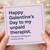 Funny Galentine’s Day Card for Best Friend - ‘Happy Galentine’s Day to My Unpaid Therapist’ - Friendship Humour Greeting Card