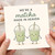 Cute Matcha Made in Heaven Pun Card - We're a Matcha Made in Heaven - Funny Anniversary and Valentine's Day Card for Boyfriend, Girlfriend, Husband or Wife