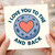 I Love You to the Moon and Back Card - Cute Heart & Moon Design - Romantic Love/Anniversary Card for Partner, Husband, Wife, Boyfriend or Girlfriend - Blank Inside
