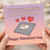 Funny Valentine's Day Card - I Love You More Than You Love Vinted - Cute Hearts Parcel Design - For Boyfriend, Girlfriend or Partner - Romantic Anniversary Card