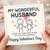 Valentine's Day Card for Husband - My Wonderful Husband - Cute Funny Stick Figure Hearts - We're an Excellent Blend of Love and Madness