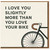 Funny Cycling Love Card - I Love You Slightly More Than You Your Bike - Anniversary or Valentine’s Day Card for Cyclist Partner, Boyfriend or Girlfriend - A6 Greeting with Envelope