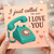 I Just Called To Say I Love You Retro Phone Card - Romantic Love/Anniversary or Valentine’s Day Card for Partner - Cute Vintage Rotary Telephone Design