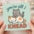 You're All I Knead Cat Card - Cute Pun for Love & Anniversary - Funny Valentine's Card for Cat Lovers, Partner, Boyfriend or Girlfriend - Blank Inside