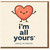 Funny Love Anniversary Card - Cute Heart - I'm All Yours, Sorry No Returns - Romantic Valentine’s Day Card for Boyfriend, Girlfriend or Partner