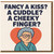Funny Rude Love Card - Fancy a Kiss? A Cuddle? A Cheeky Finger? - Adult Humour Valentine’s or Anniversary Card - Blank Inside