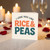 I Love You Like Rice & Peas Pun Greeting Card - Funny Love/Anniversary Card for Partner, Boyfriend or Girlfriend - Blank Inside