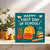 Happy First Day of School Card - Cute School Bag, Books and Crayons Design - Back to Good Luck Card for Kids - 145mm x 145mm Square, Includes Kraft Envelope