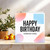 Happy Birthday Card - Celebrate Today - Modern Pastel Shapes Square Design - 145mm x 145mm, Includes Kraft Envelope