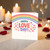 Happy Love Day Rainbow Hearts Greeting Card - Cute Colourful Love/Anniversary Card for Couples