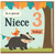 Niece 3rd Birthday Card