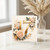 17th Birthday Card, Floral Gold Number 17 Card