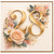 28th Birthday Card for Her, Elegant Floral Gold Number 28 Card