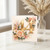 44th Birthday Card, Floral Gold Number 44 Birthday Card