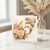 45th Birthday Card, Floral Gold Number 45 Card
