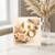 48th Birthday Card, Floral Gold Number 48 Birthday Card