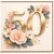 50th Birthday Card, Elegant Floral Gold 50 Birthday Card