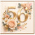 56th Birthday Card, Floral Gold Number 56 Birthday Card