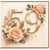 59th Birthday Card, Floral Gold Number 59 Card