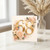 68th Birthday Card, Elegant Floral Gold Number 68 Card